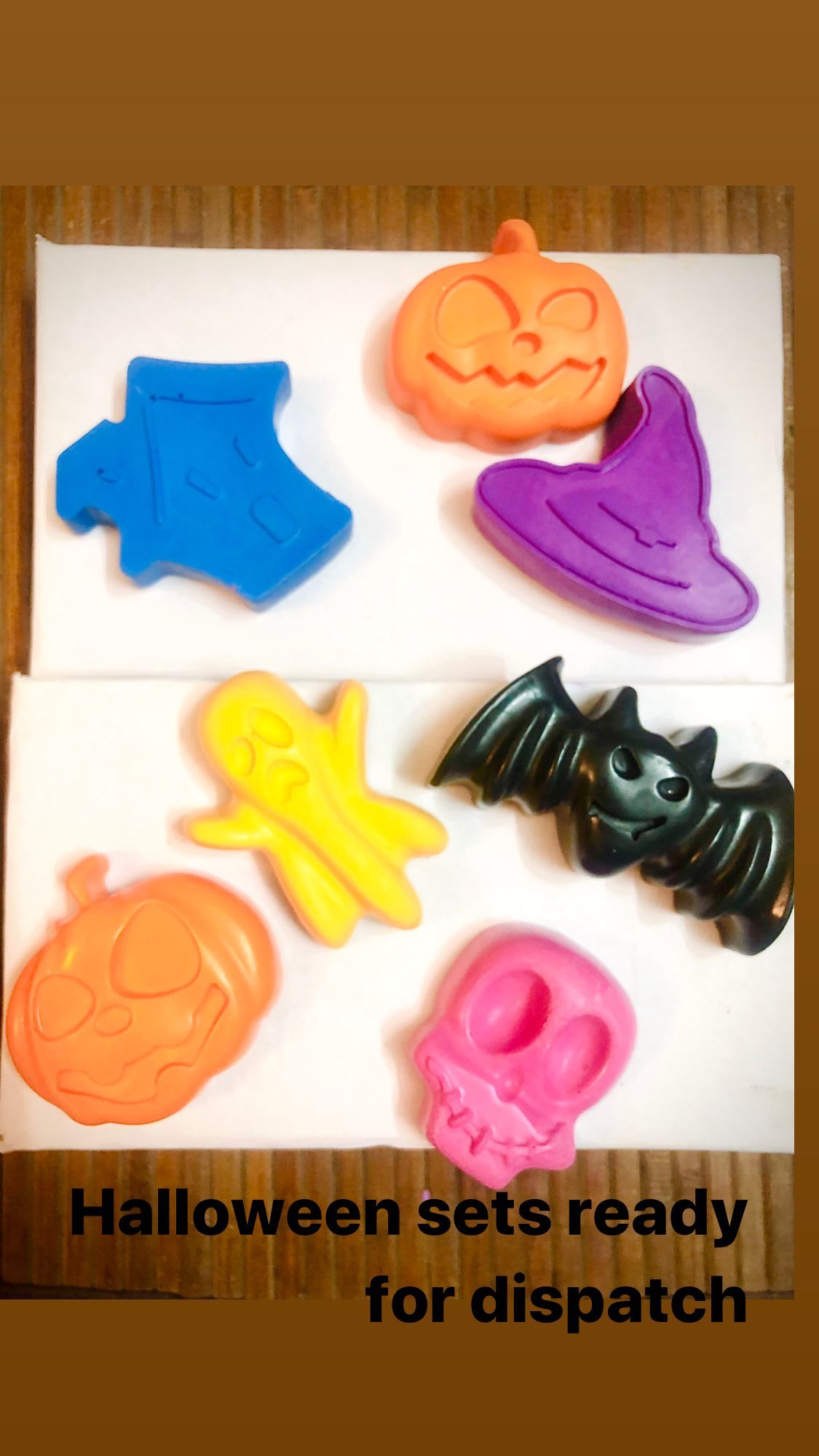 Jumbo Halloween Crayon set of 6 - Kee&Ka