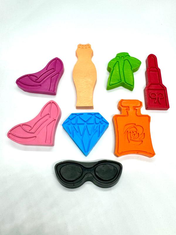 Barbie Theme Crayon Set of 8 - Kee&Ka