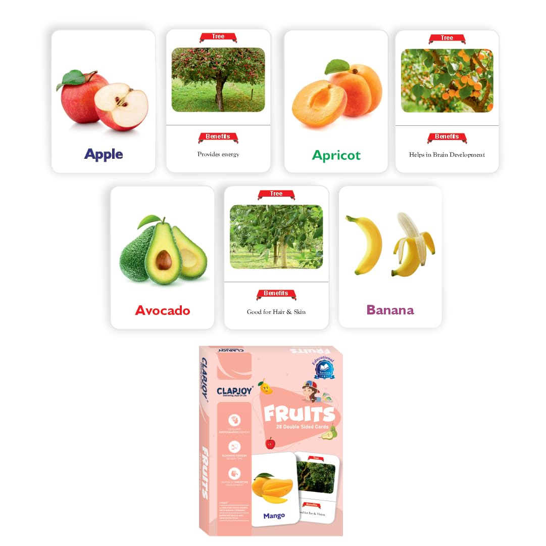 Clapjoy Fruits Flash Card - Kee&Ka
