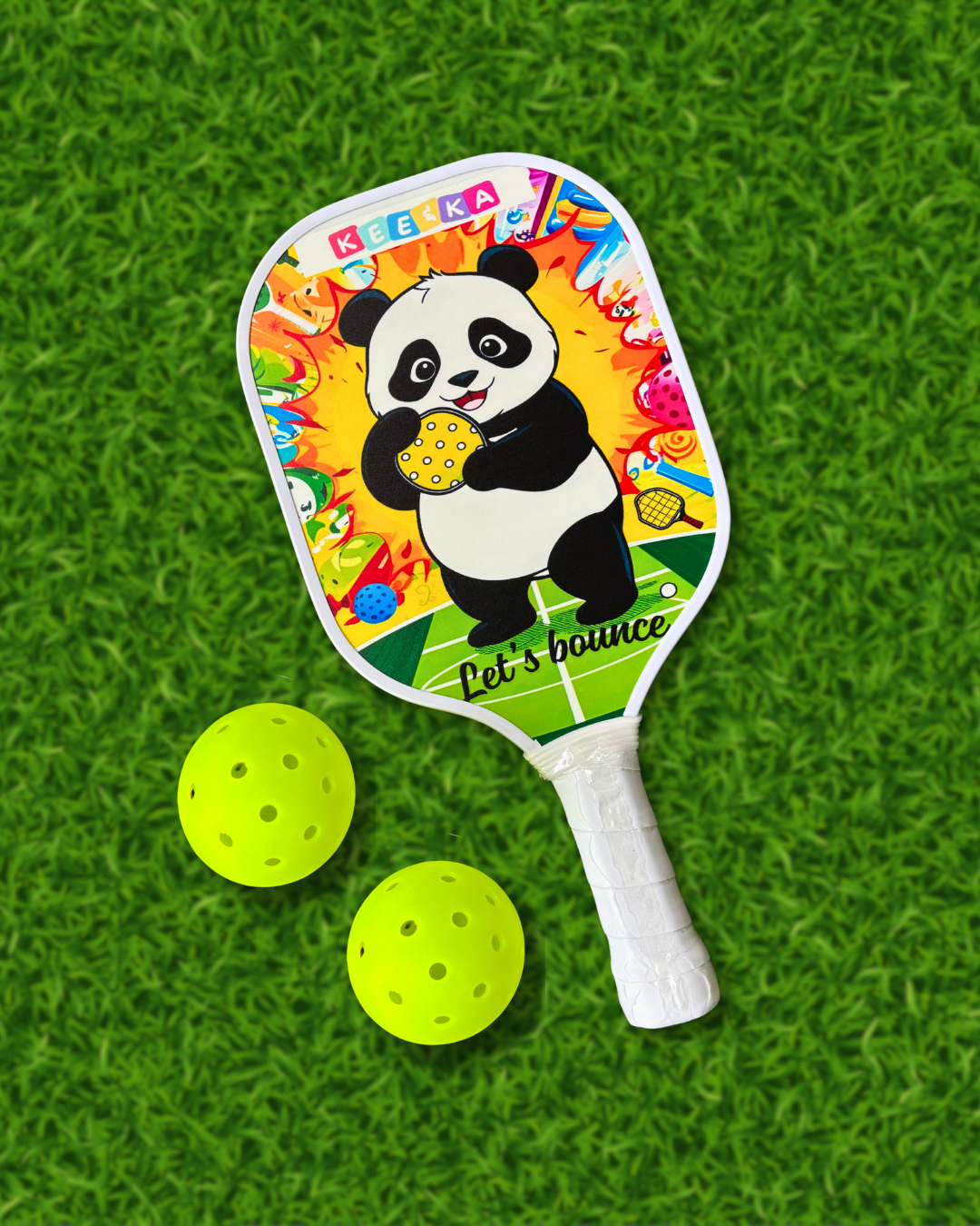 Kee&Ka Pickleball Set For Kids (1 Paddle + 2 Balls)