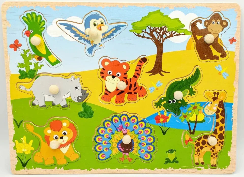 Early Learning Small Knob Puzzle - Kee&Ka