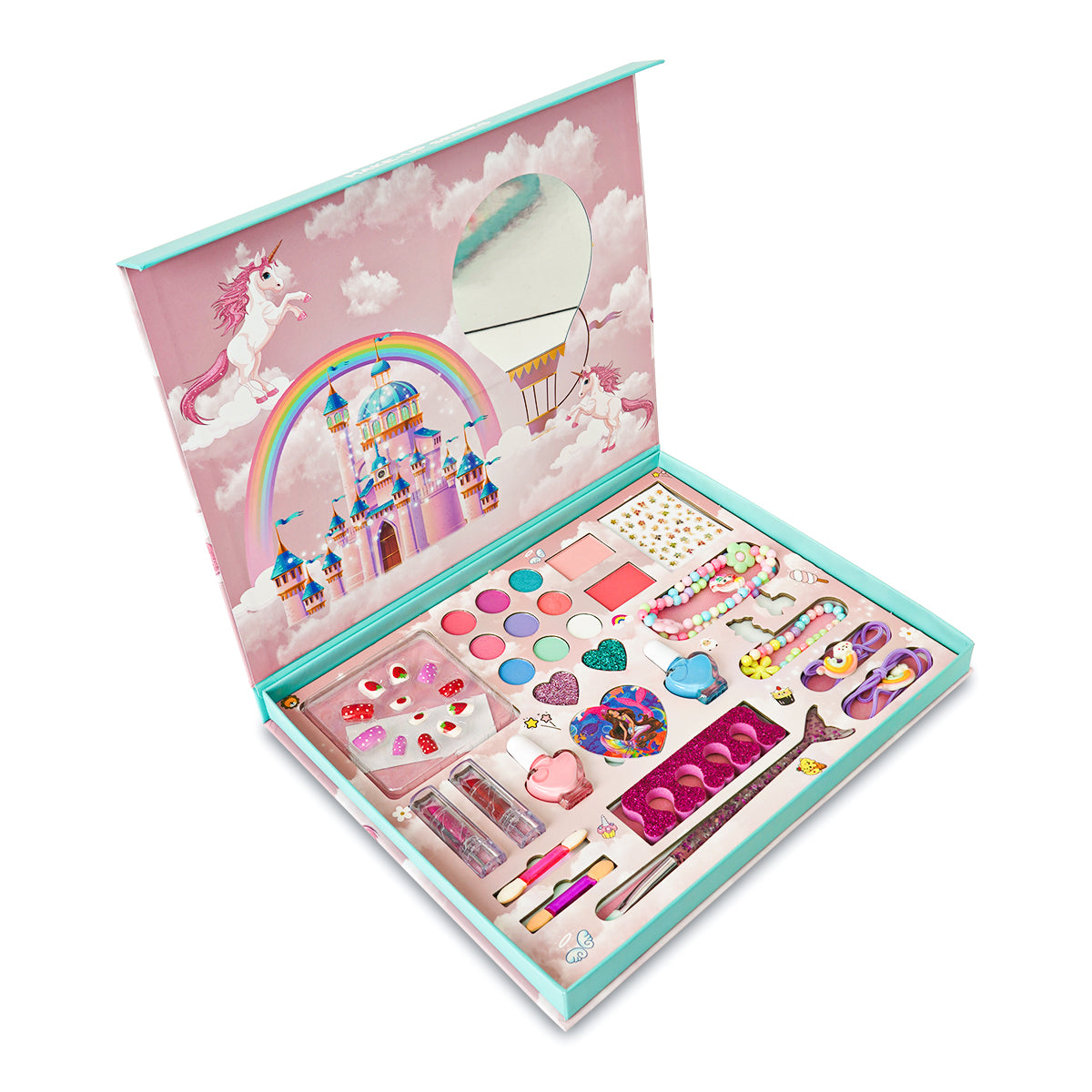 28 Pcs Makeup And Accessories Hamper