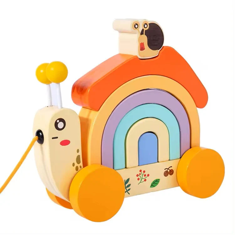 Snail Stacker Pull Along - Kee&Ka