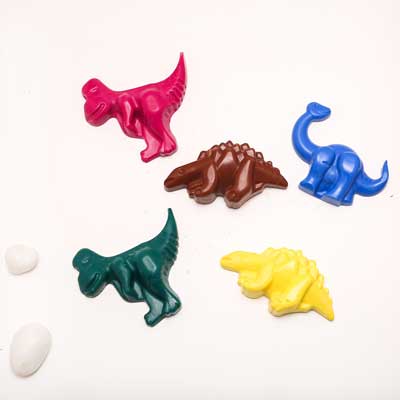 Jumbo Dinosaur Crayons set of 5 - Kee&Ka