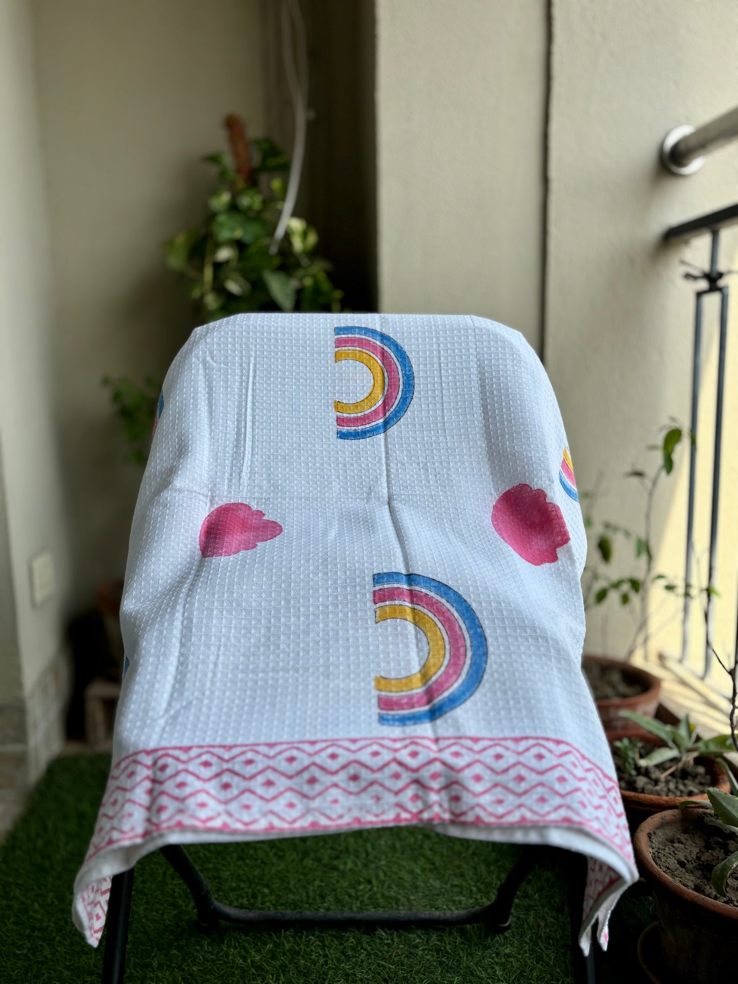 Rainbow Towels + Unicorn Goggles + Unicorn Fish Cap Combo - Kee&Ka