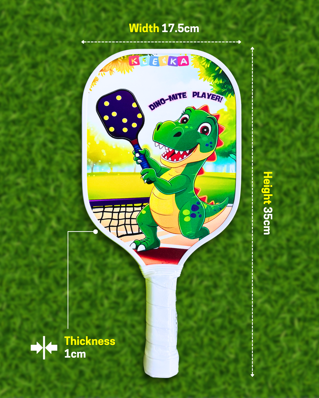 Kee&Ka Pickleball Set For Kids (1 Paddle + 2 Balls)