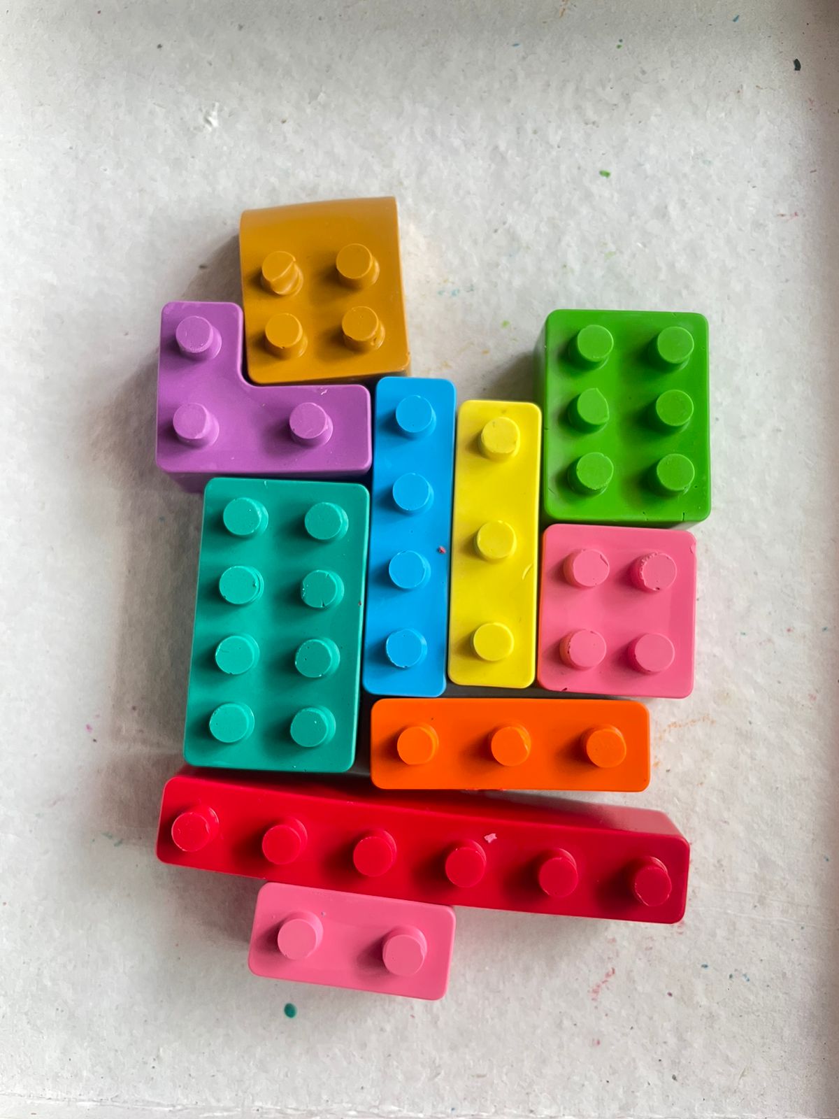 Lego Block Crayons set of 8 - Kee&Ka