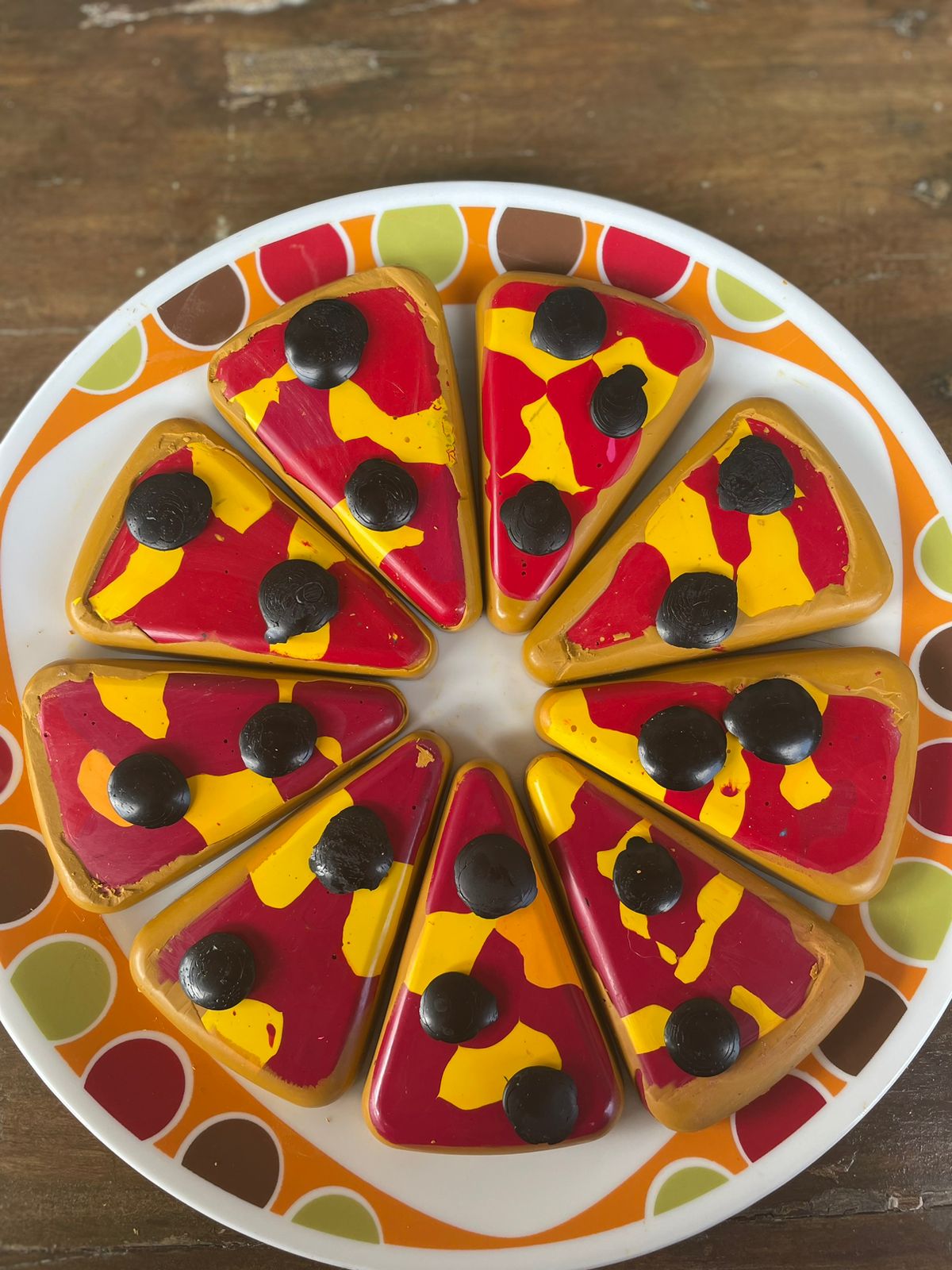 Pizza Krayon with Olives - 1 slice - Kee&Ka