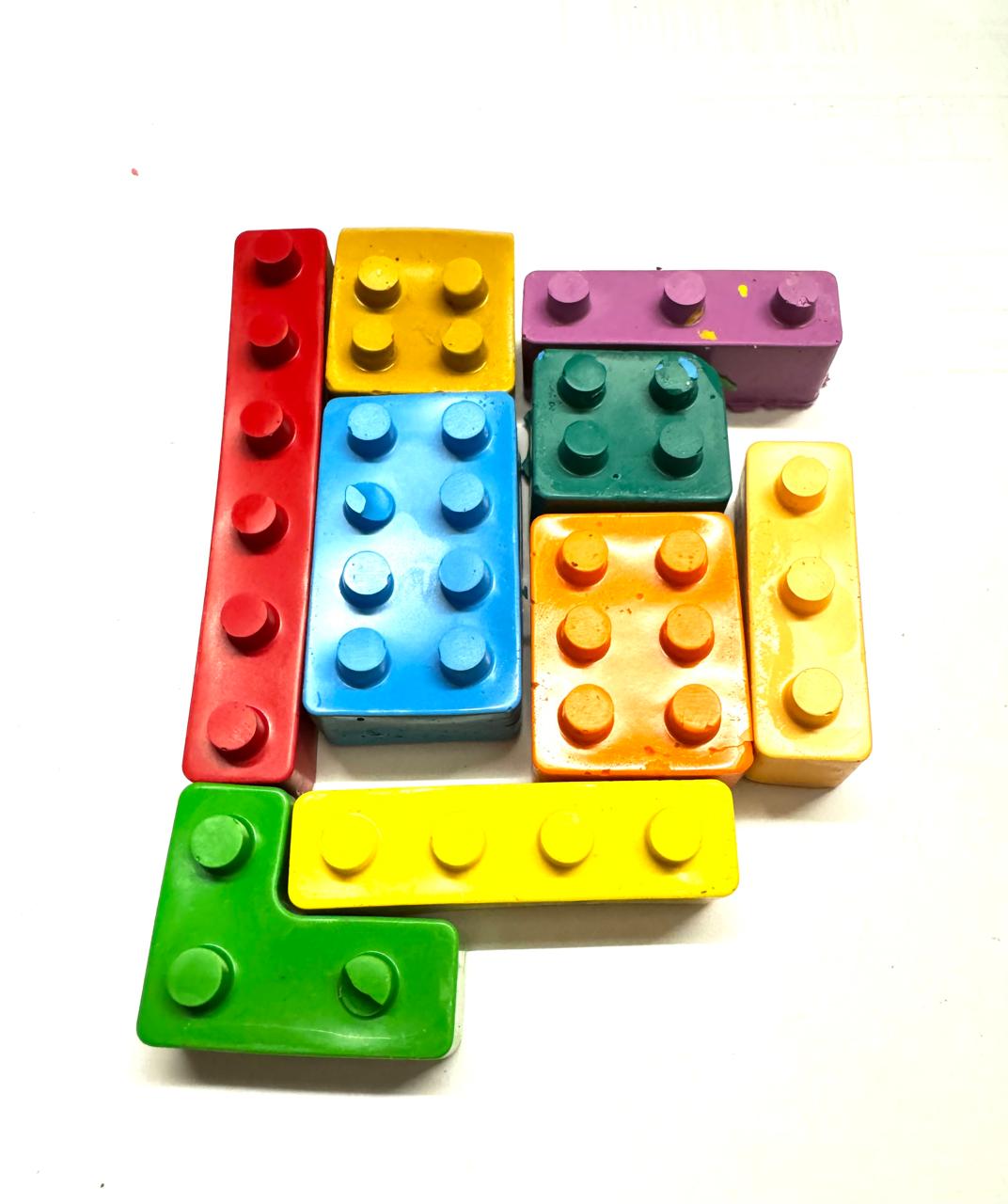 Lego Block Crayons set of 8 - Kee&Ka