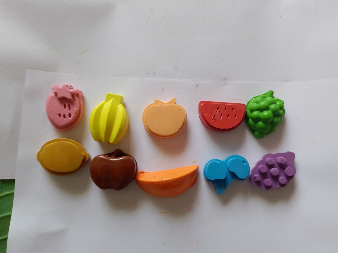 Fruit Crayon set of 8 - Kee&Ka