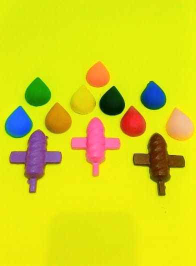 Holi Theme Based Crayon Set of 12 - Kee&Ka