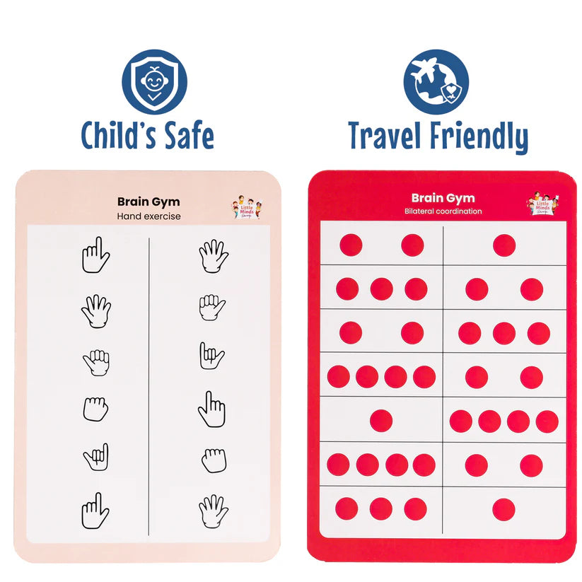 Brain Gym Worksheets (Ages 2 to 6 years) - Kee&Ka