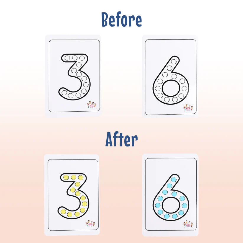 Number Dot Sticker Sheet - Kee&Ka