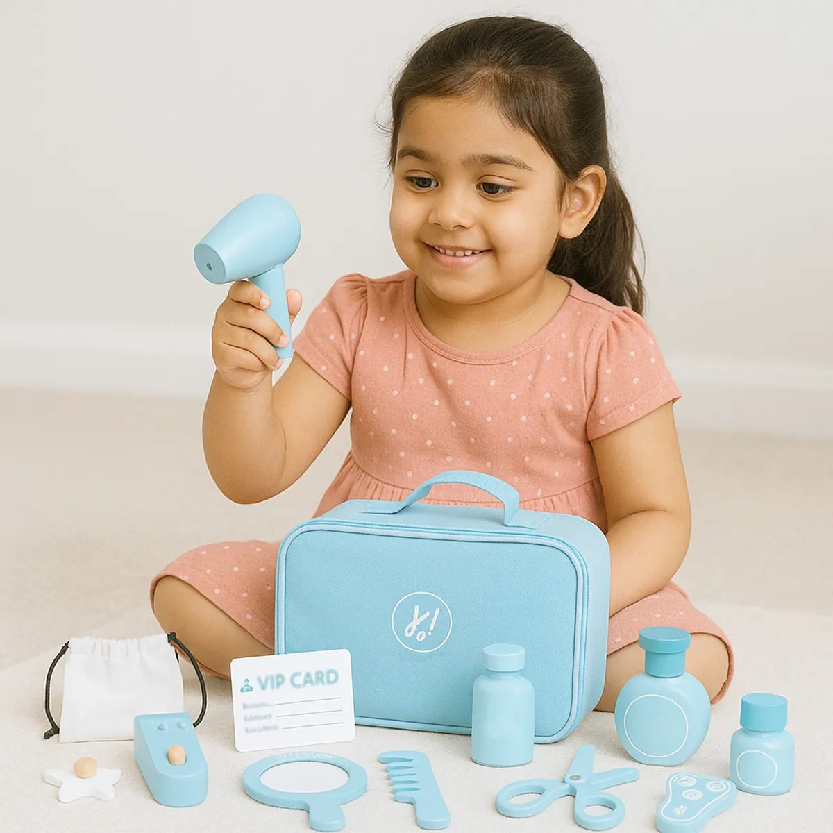 Blue Hairdresser Set