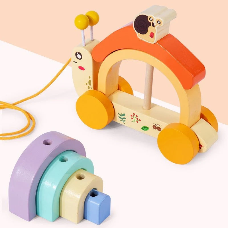 Snail Stacker Pull Along - Kee&Ka