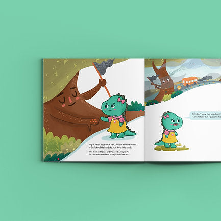 Respect Nature: Dina Helps Uncle Tree Book - Kee&Ka