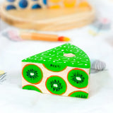 Wooden Rainbow Fruit Cake Toy with Candles | Montessori Educational Pretend Play Cake