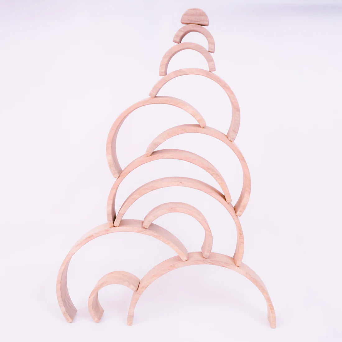 Large Wooden Rainbow Arch Stacker Toy