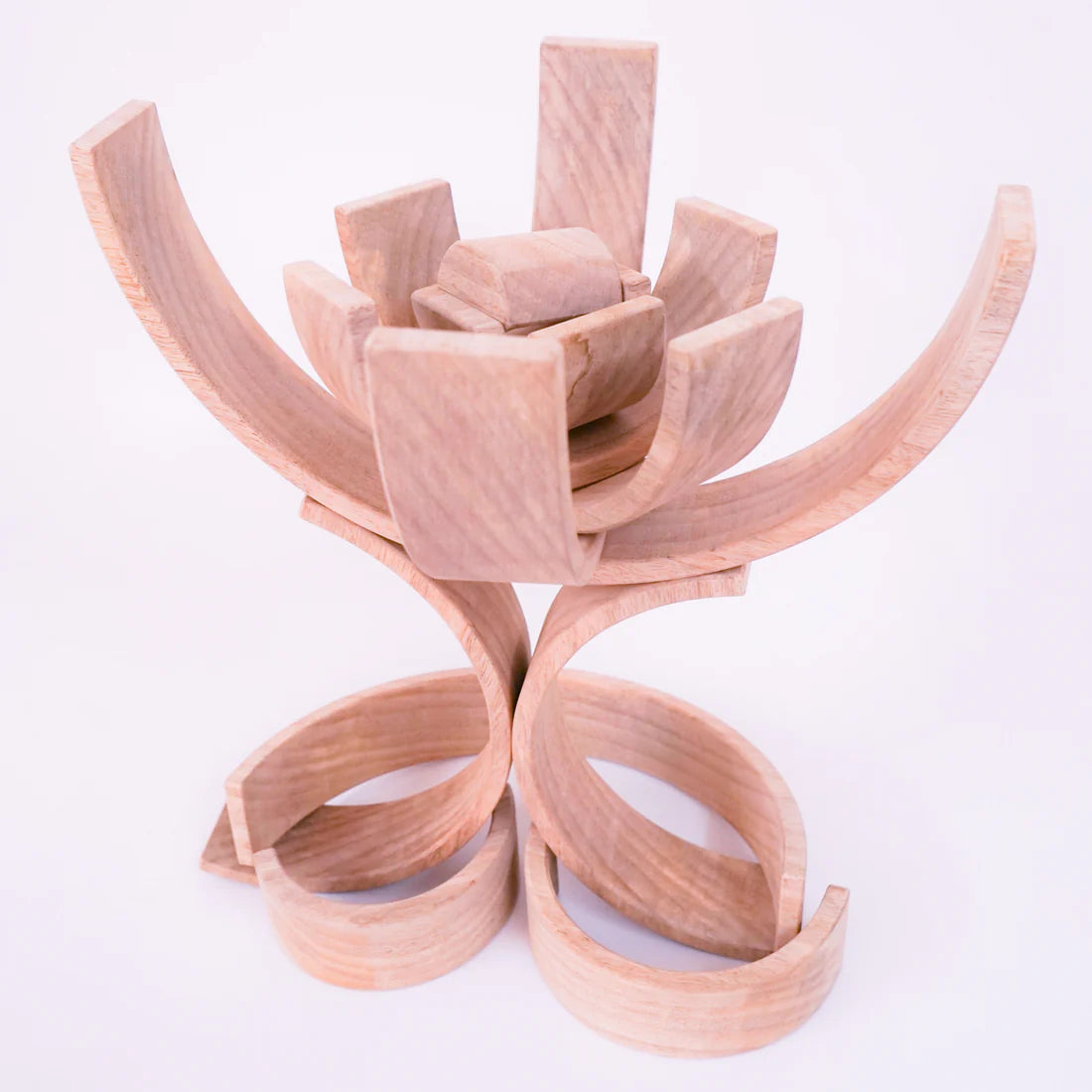 Large Wooden Rainbow Arch Stacker Toy