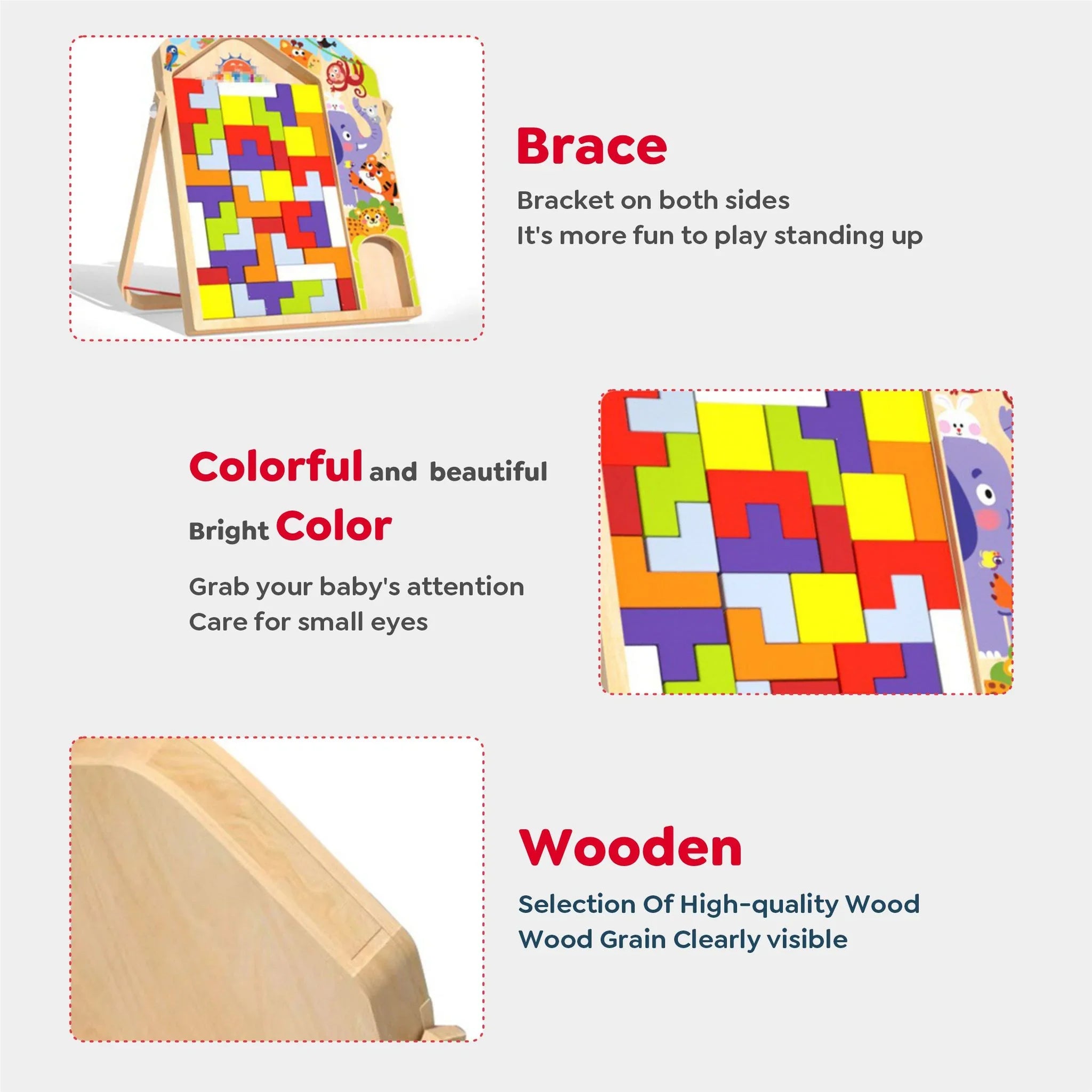 3 in 1 Tetris for Kids - Parent Child Edition - Kee&Ka