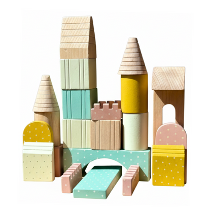 Little Builders Wooden Block Set