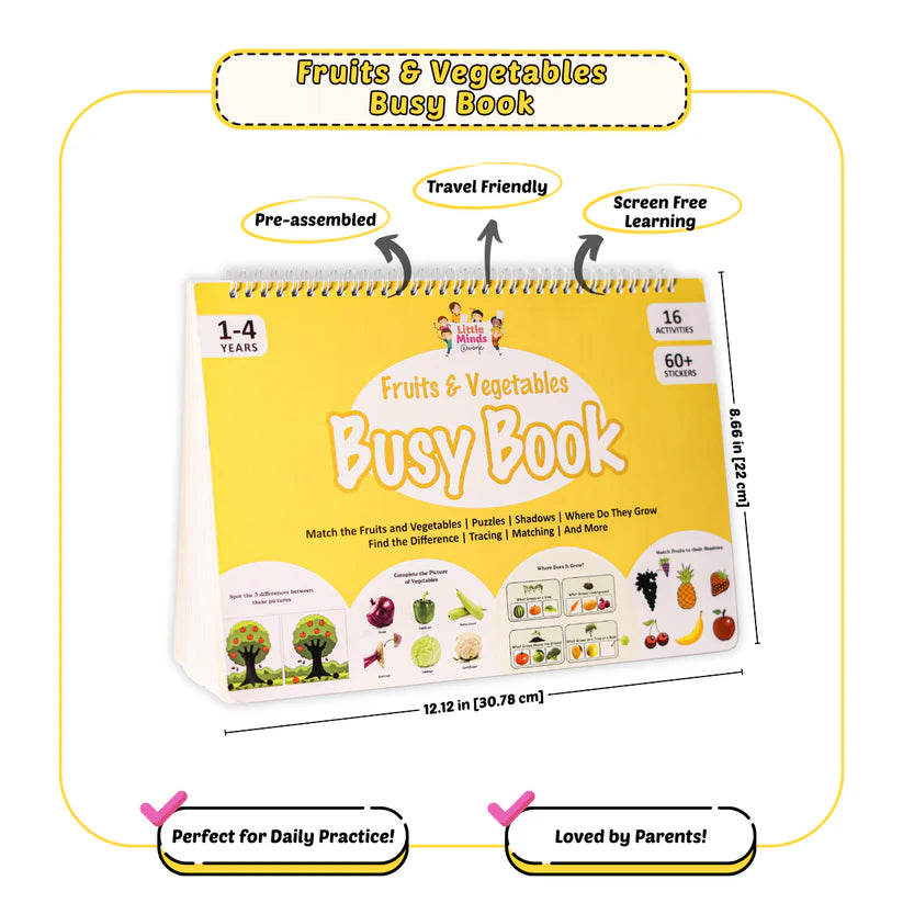 Fruits & Vegetables (Ages 1 to 4 years)
