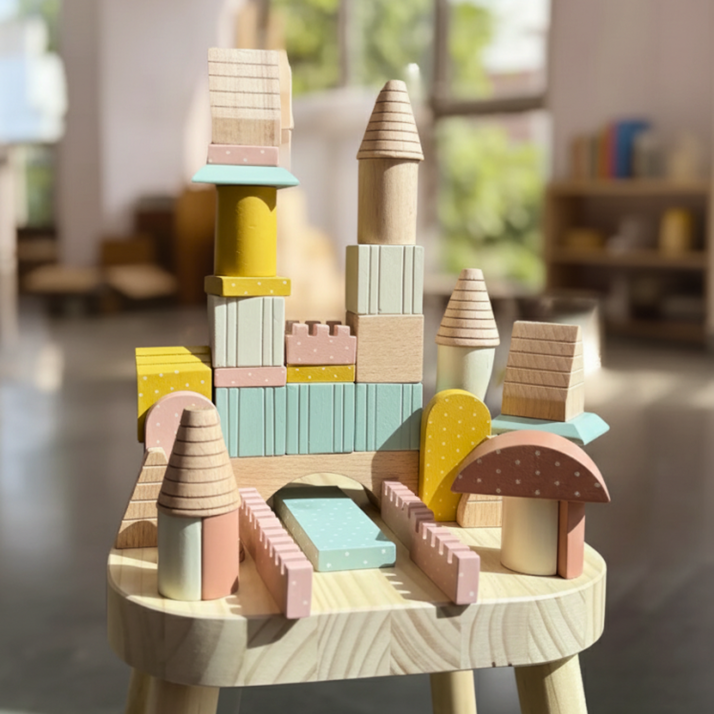 Little Builders Wooden Block Set