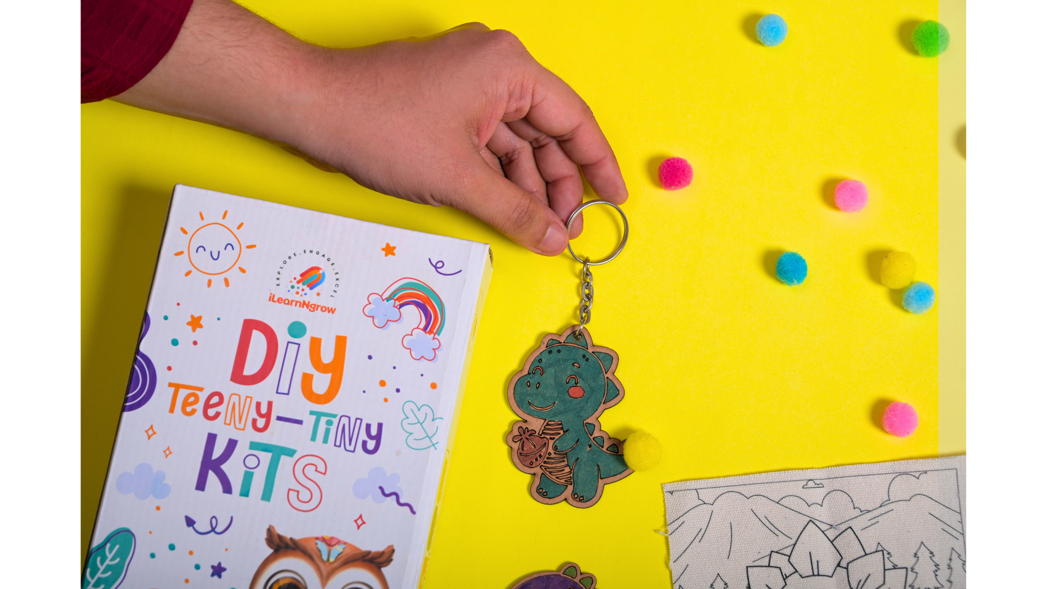 Teeny Tiny DIY Dino Painting Kit