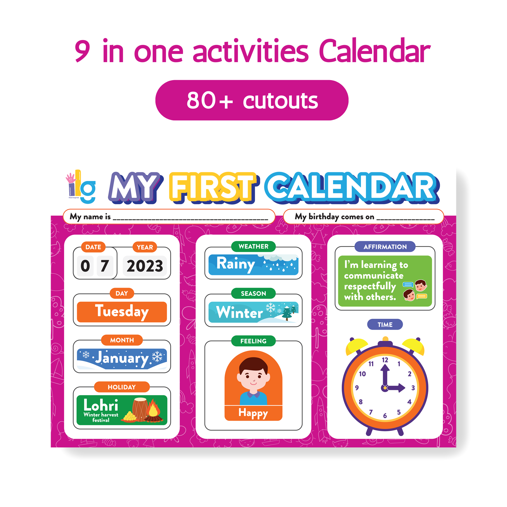 My First Home Calendar - Kee&Ka