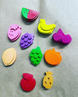 Fruit Crayon set of 8 - Kee&Ka