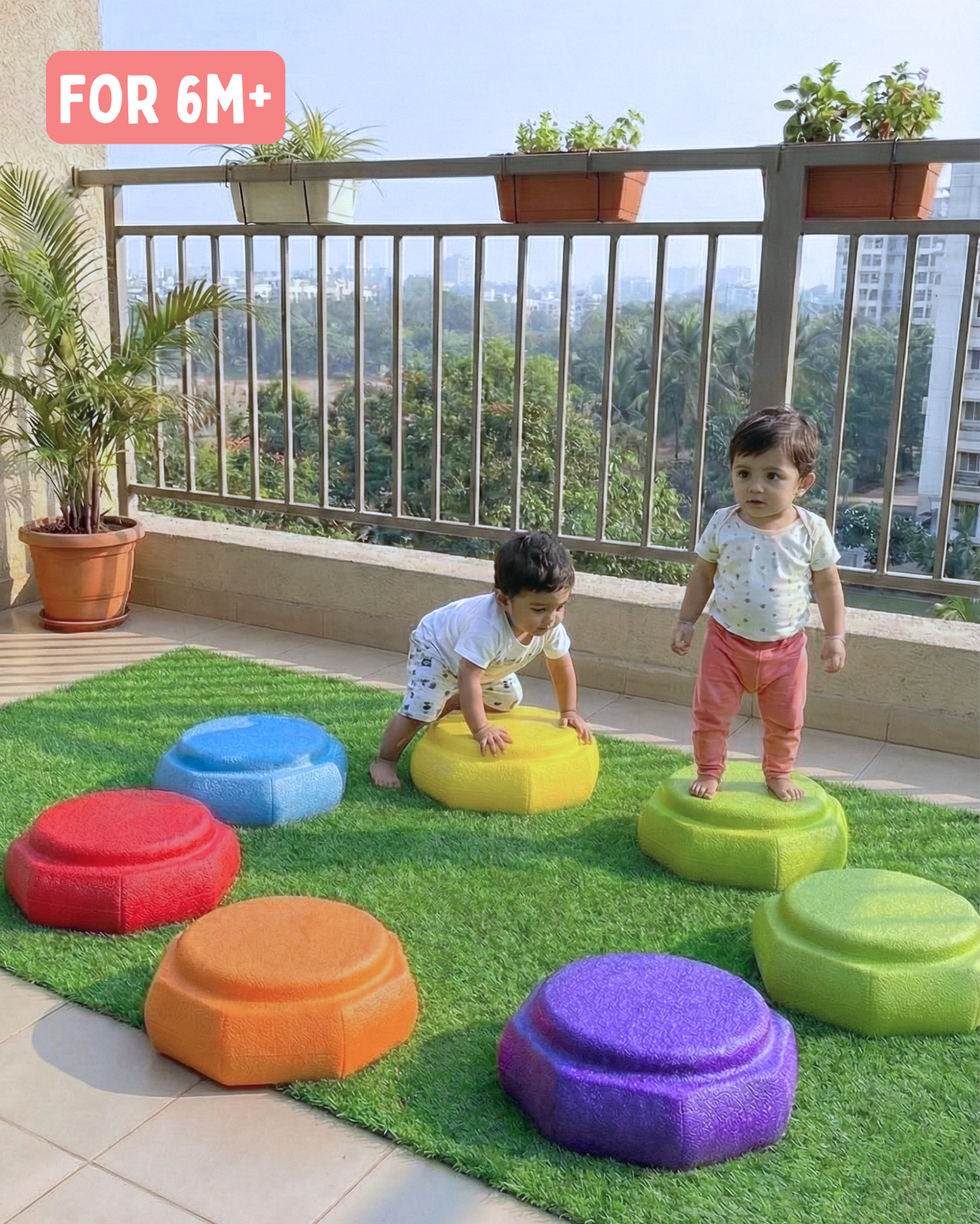 Kee&Ka Stepping Stone & Balance Board Combo