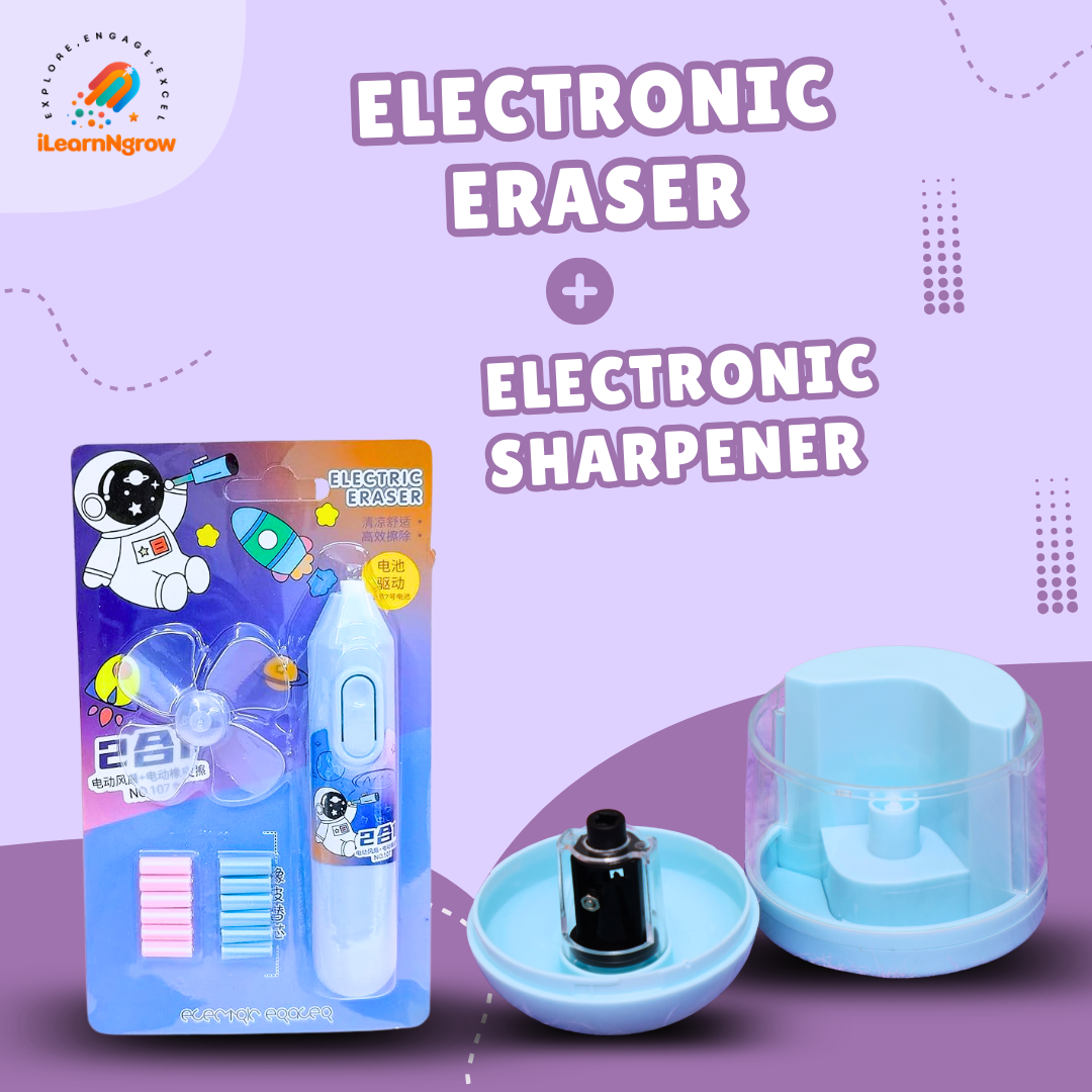 ILG Electronic Eraser + Electronic Sharpner