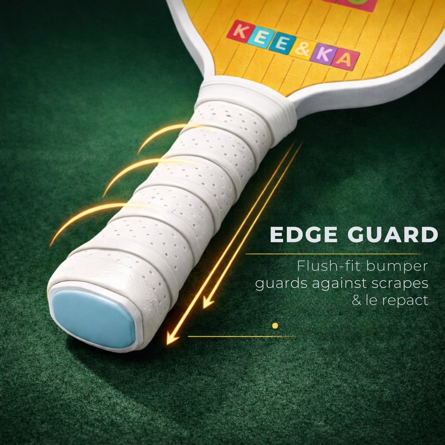 Orange Pickleball Paddle For Kids (1 Pc)
