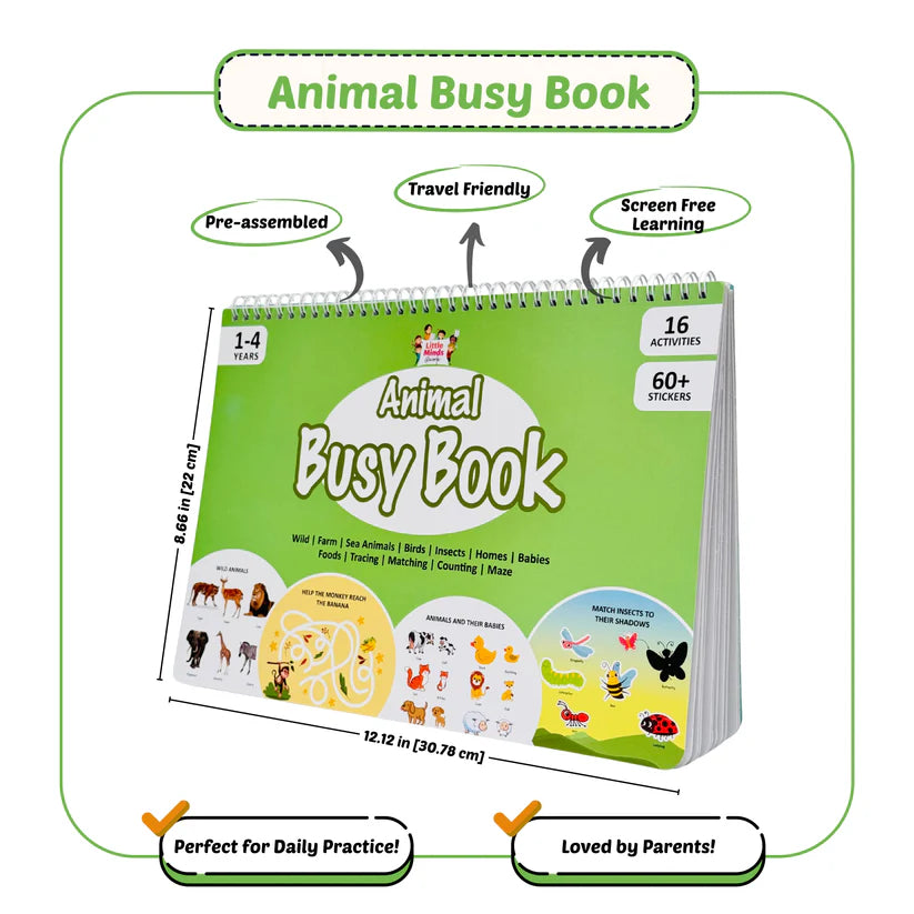 Animal Binder ( Ages 1 to 4 years)