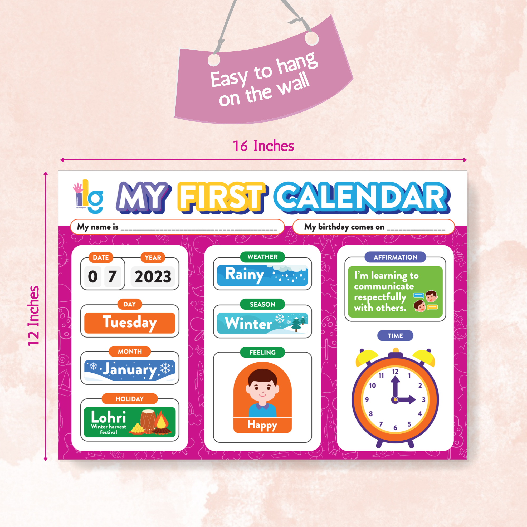 My First Home Calendar - Kee&Ka