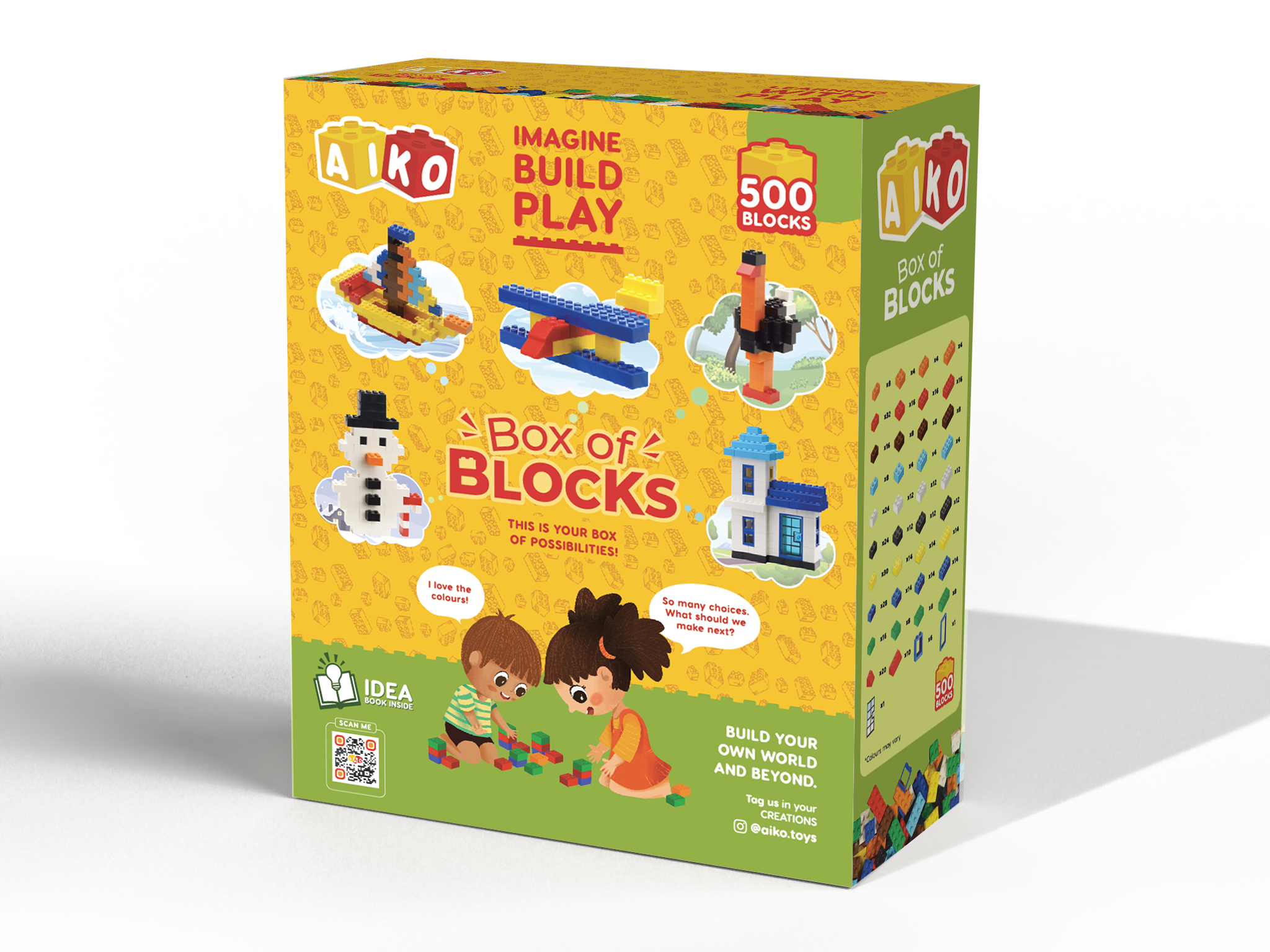 Box Of Blocks 500 Piece