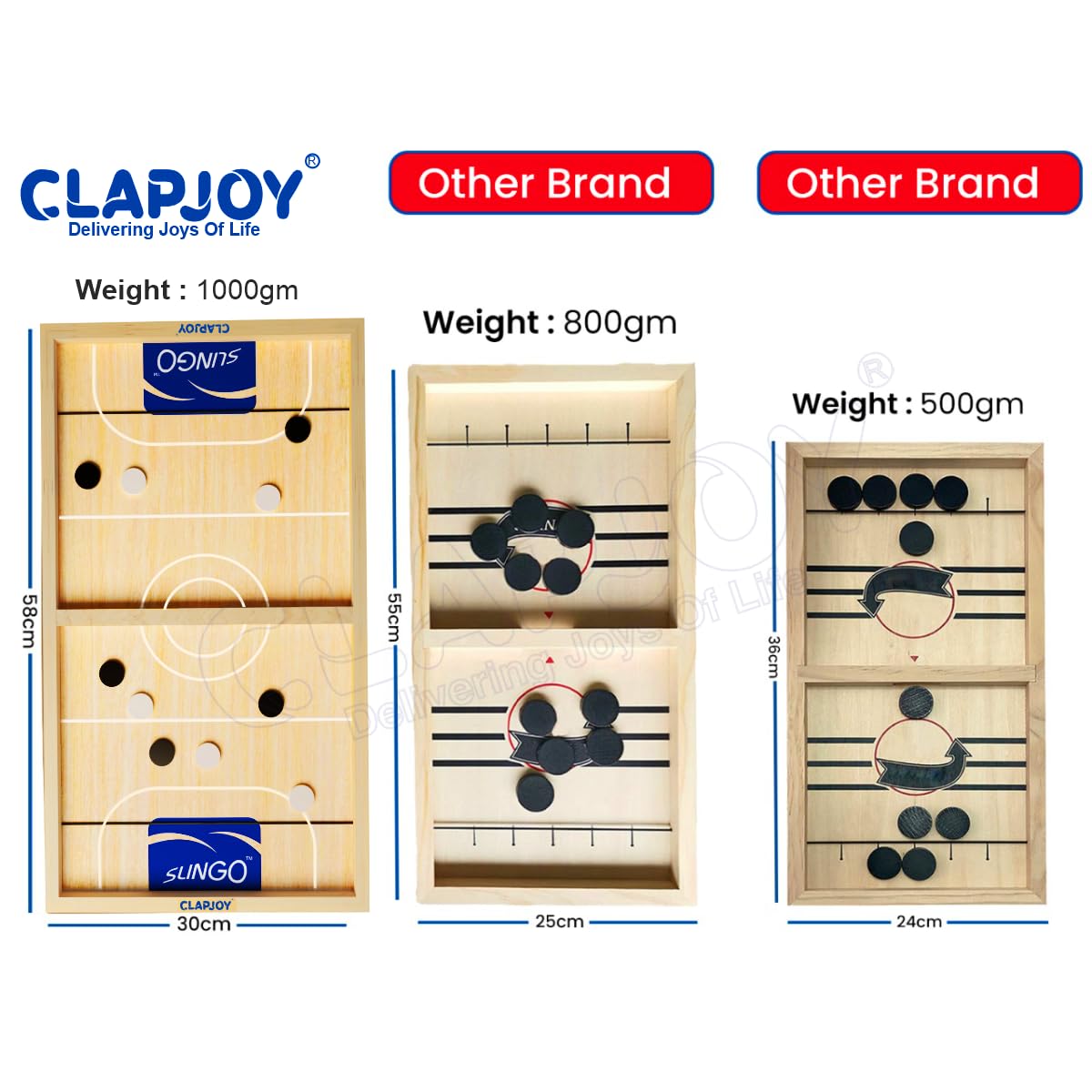 Clapjoy Slingo Fastest Finger First Board Game for Kids & Adults - Kee&Ka