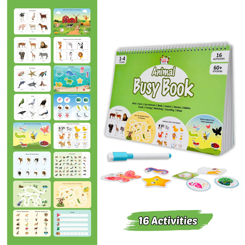 Animal Binder ( Ages 1 to 4 years)