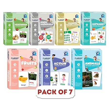 Clapjoy Combo set to 7 Flash Card - Kee&Ka