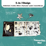 Crinkle Tummy Time Book + Mat