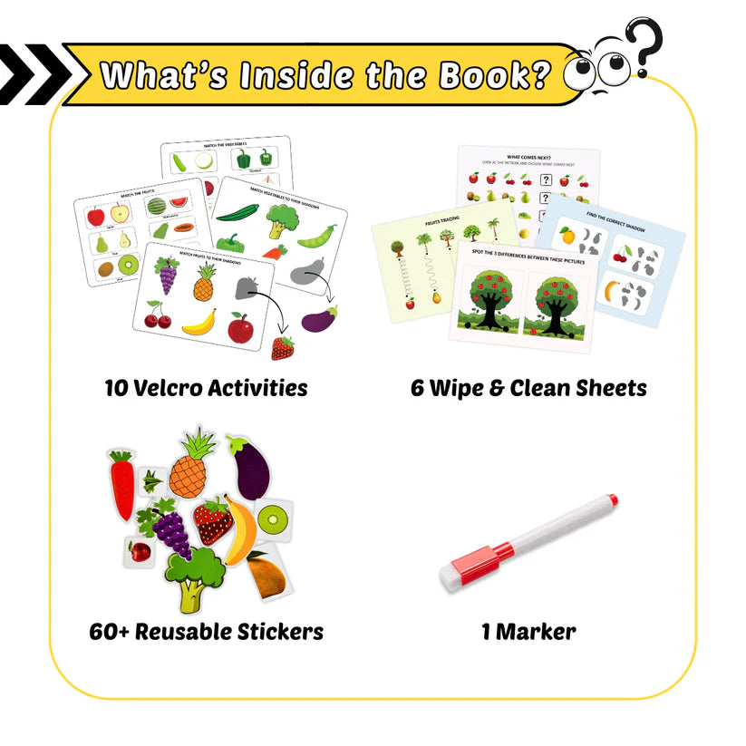 Fruits & Vegetables (Ages 1 to 4 years)
