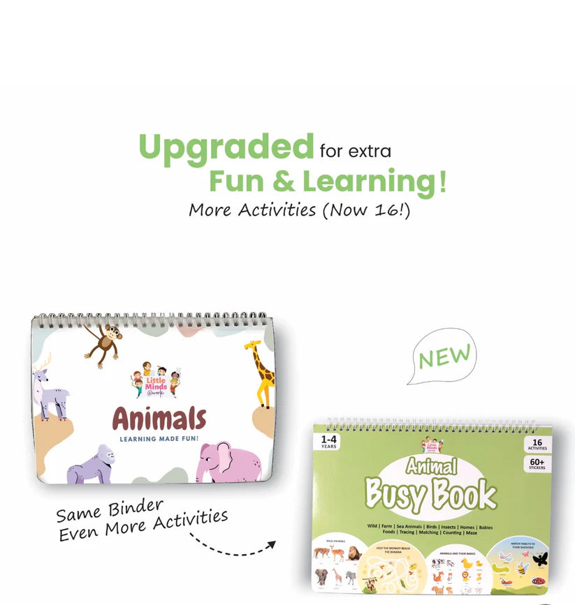 Animal Binder ( Ages 1 to 4 years)