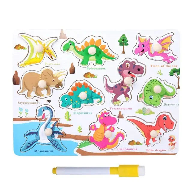 Early Learning Knob Puzzle - Kee&Ka