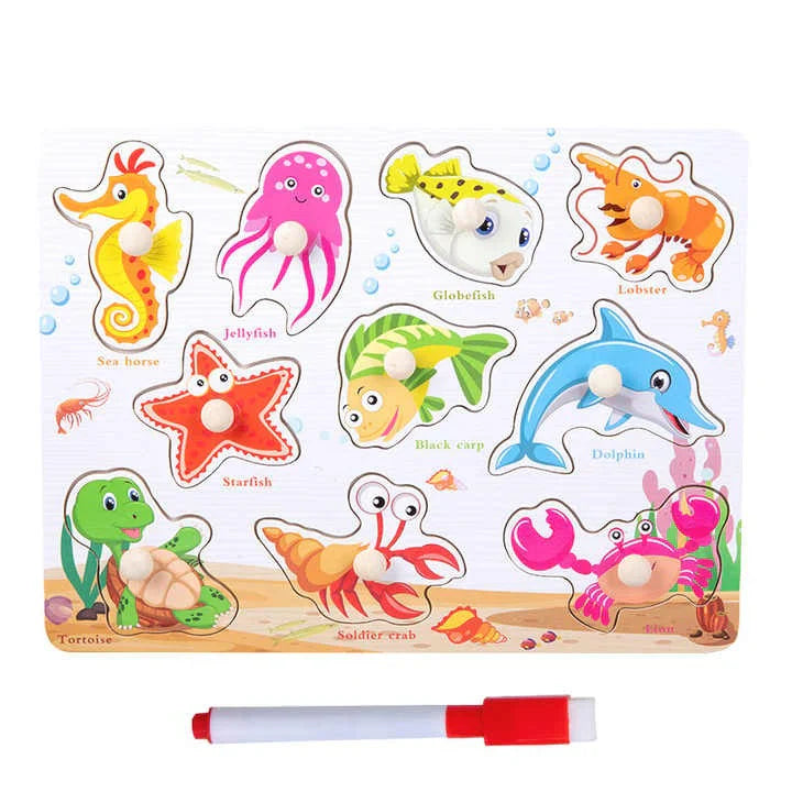 Early Learning Knob Puzzle - Kee&Ka