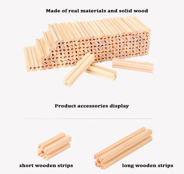 Wooden Master Of Architecture Building Blocks Toys - Kee&Ka