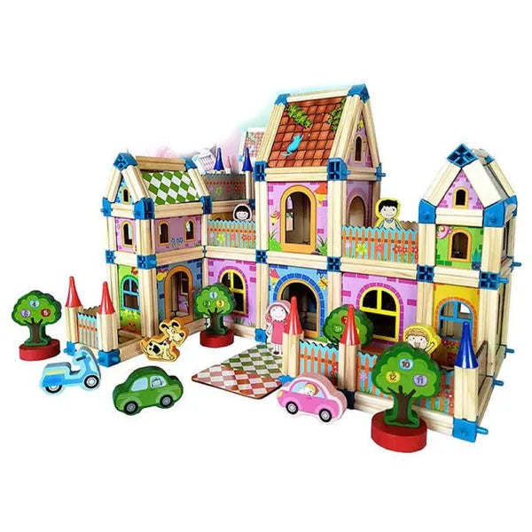 Wooden Master Of Architecture Building Blocks Toys - Kee&Ka