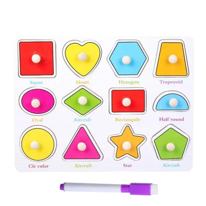 Trumpeter Grabbing Board- Shapes - Kee&Ka