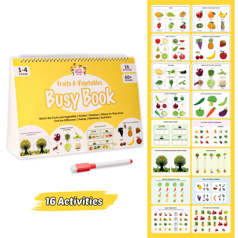 Fruits & Vegetables (Ages 1 to 4 years)
