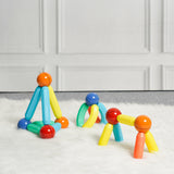 32 Pieces Magnetic Stick Blocks - Connect , Create , Learn and Play - Kee&Ka