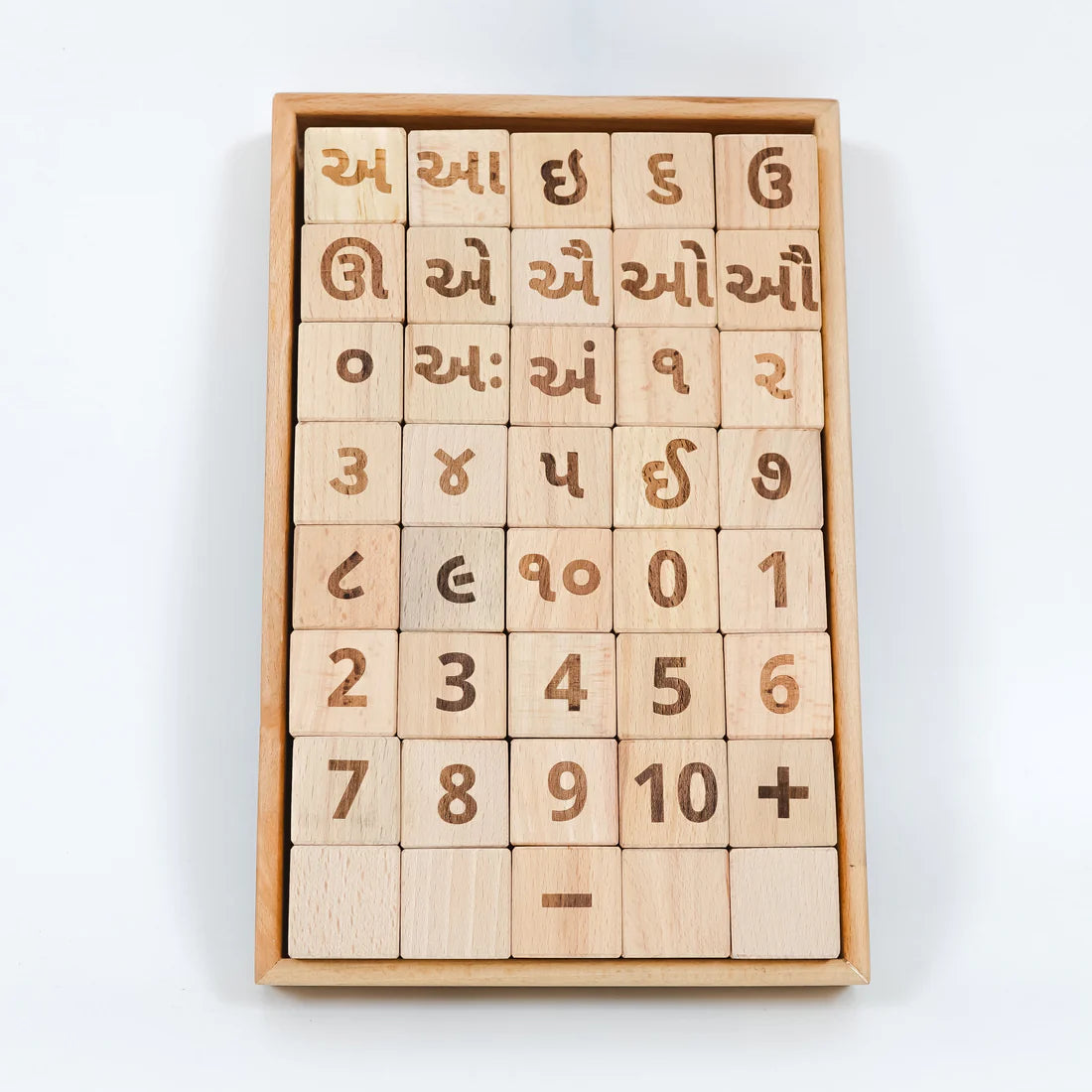 Educational Blocks Set (4-In-1) - Gujarati